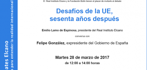 El Real Instituto Elcano organiza un debate con motivo de la conmemoración del 60 aniversario del Tratado de Roma